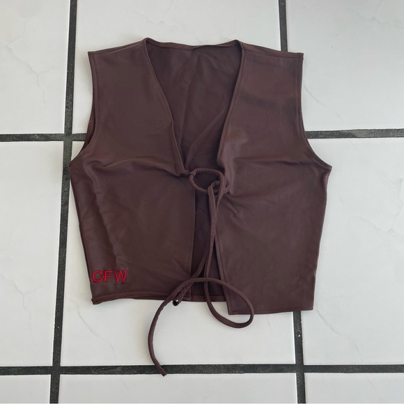 CFW Brown top/pants set - Picture 2 of 5